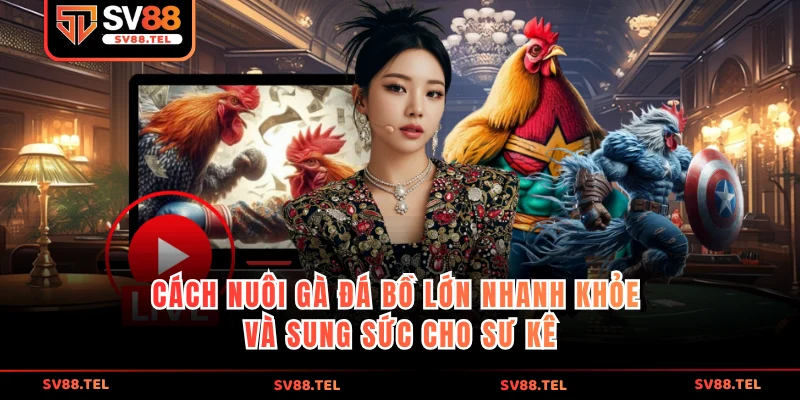 cách nuôi gà đá bồ lớn